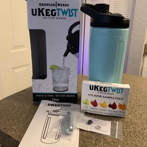 Growler Werks UKeg Twist Seltzer Maker